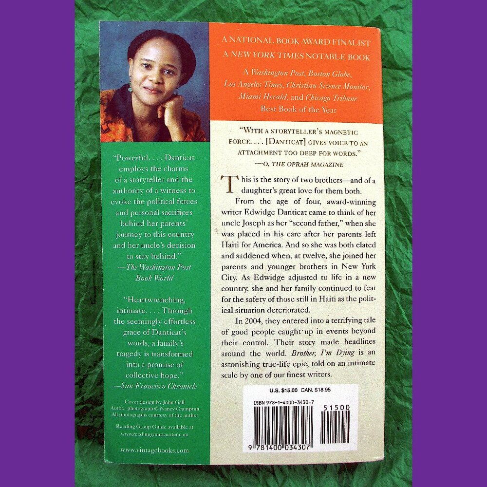 Book: Brother, I'm Dying (Autobiography) by Edwidge Danticat - Picture 2 of 8
